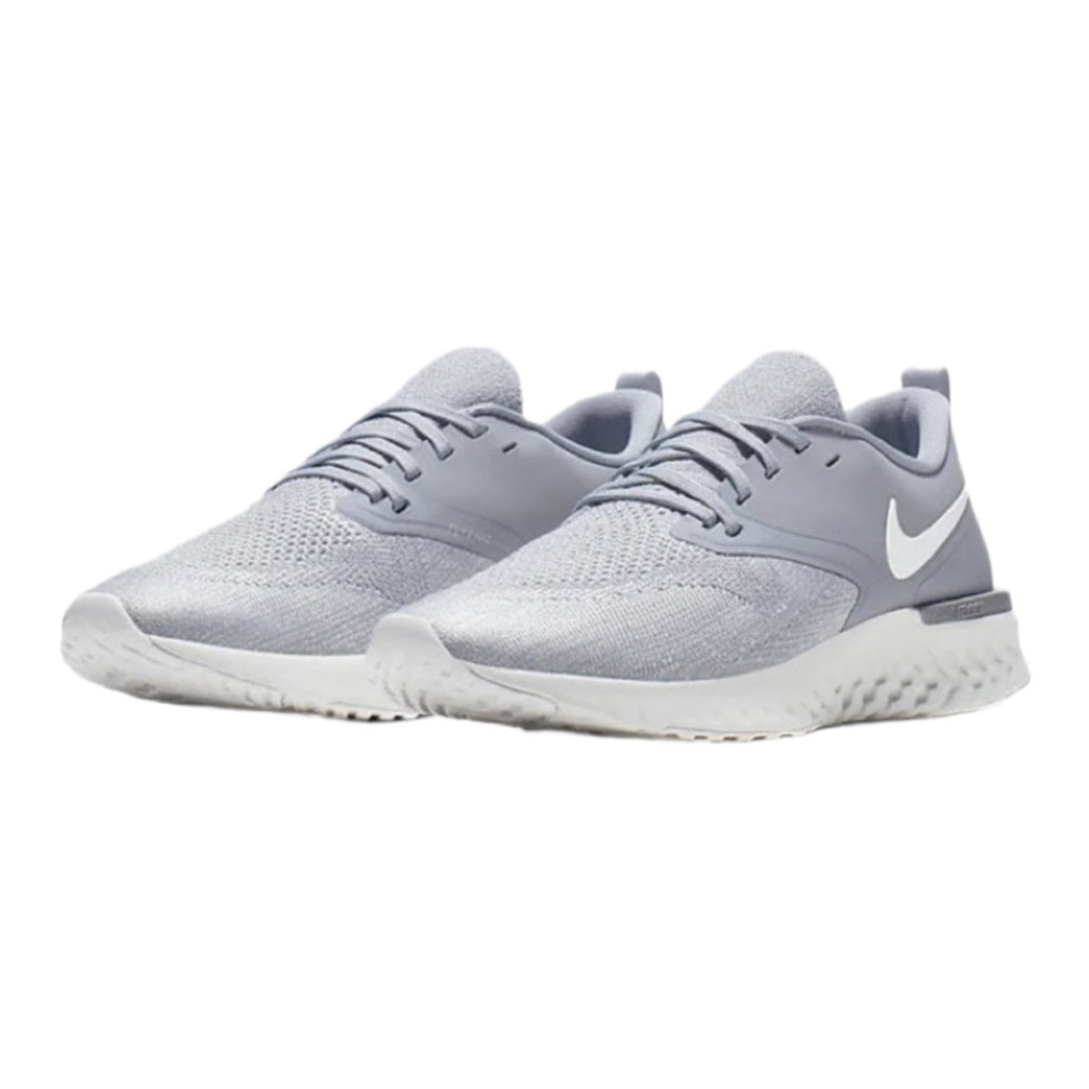 Nike Odyssey React 2 Flynit‎ Women Size 9.5 Wolf Grey/platinum Tint AH1016-002